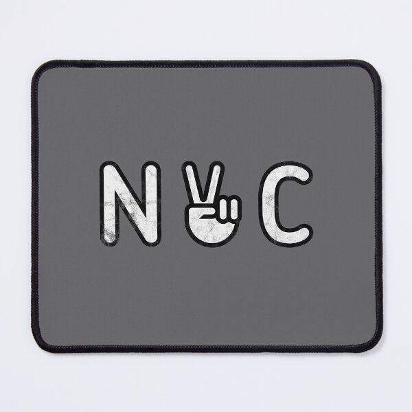 Item preview, Vintage NYC with peace symbol. New York City design designed and sold by MalmoDesigns.