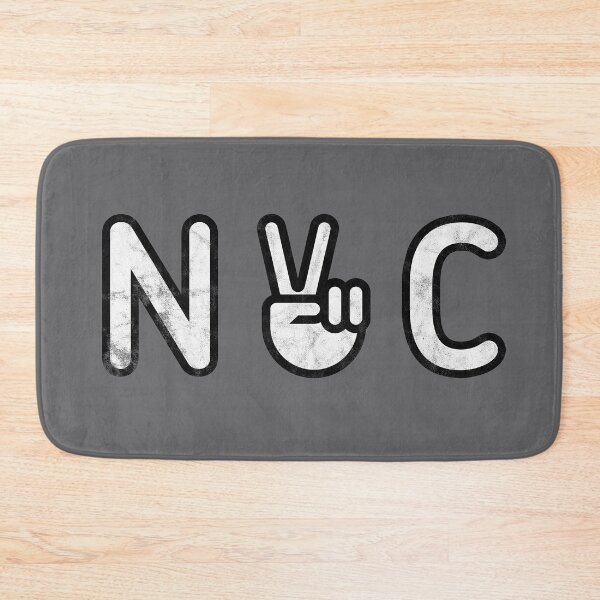 Item preview, Vintage NYC with peace symbol. New York City design designed and sold by MalmoDesigns.
