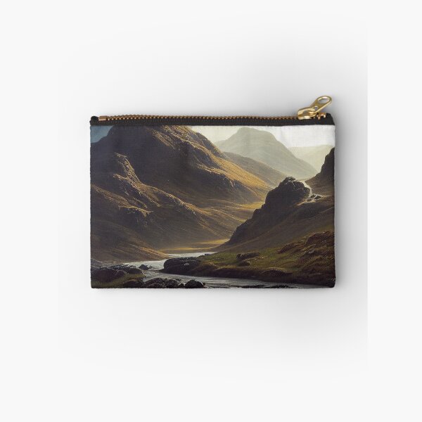 Item preview, Scottish Highlands Cloudy Painting (Gustave Dore Inspired) designed and sold by ZGigerBarker.