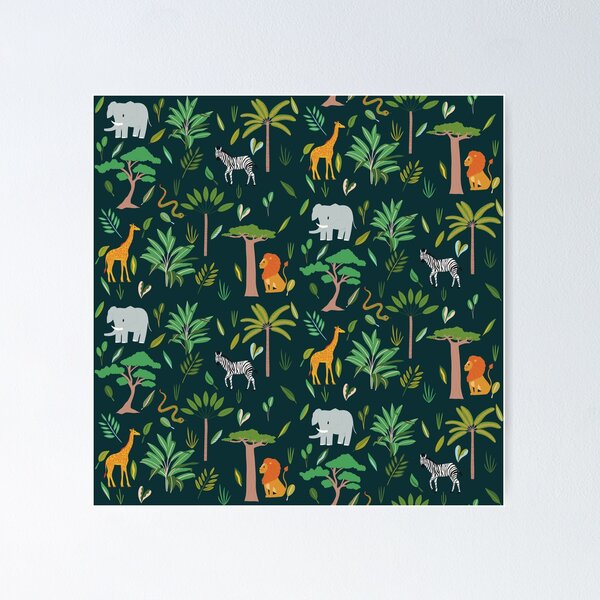 Item preview, Jungle animals designed and sold by DesignedbySaraT.