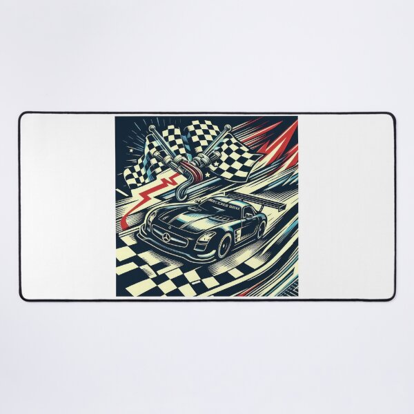 Item preview, Mercedes racing logo color drawing wallpaper designed and sold by Expressions-Sel.
