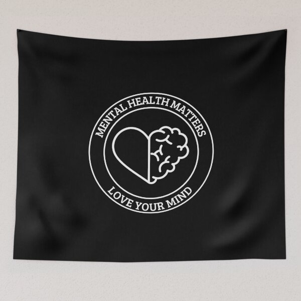 Item preview, Love Your Mind Mental Health Design designed and sold by WicklTees.