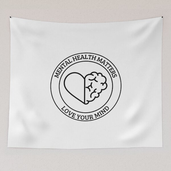 Item preview, Love Your Mind Mental Health Design designed and sold by WicklTees.