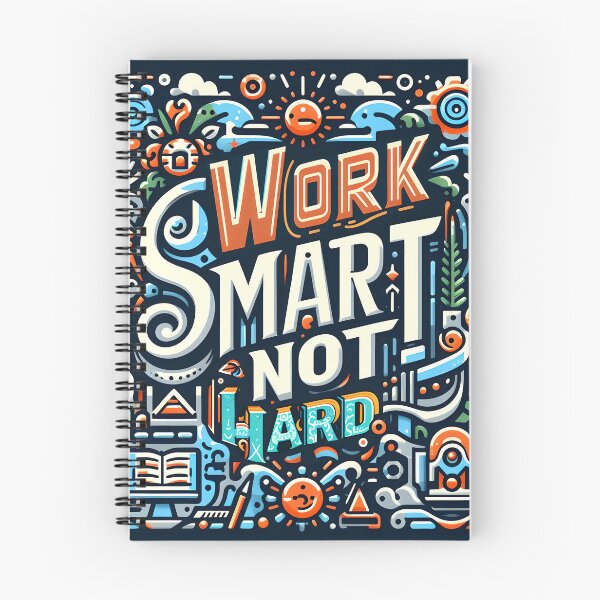 Item preview, Work Smart Not Hard, typography designed and sold by maxmaj.