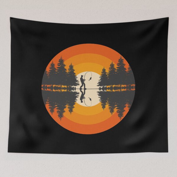 Item preview, Vintage Retro Fly Fisherman designed and sold by DreamArtUs.