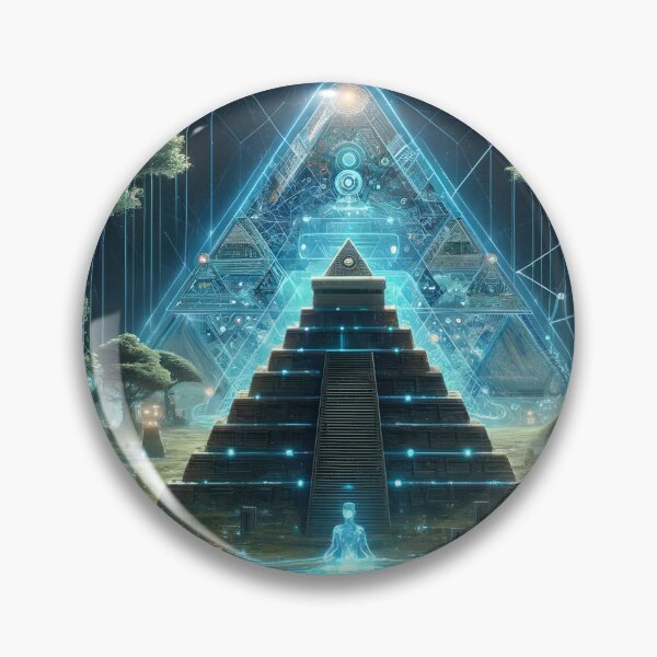 Item preview, Technological Temple designed and sold by MonolithicEarth.