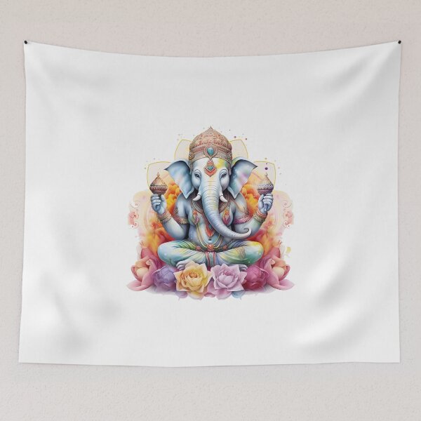 Item preview, Retro Yoga Zen Lotus Flower designed and sold by RaveNamaste.