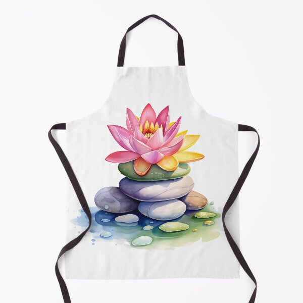 Artikelvorschau, Retro Yoga Zen Lotusblume entworfen und verkauft von RaveNamaste.