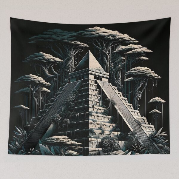 Item preview, Ancient Jungle Pyramid designed and sold by MonolithicEarth.