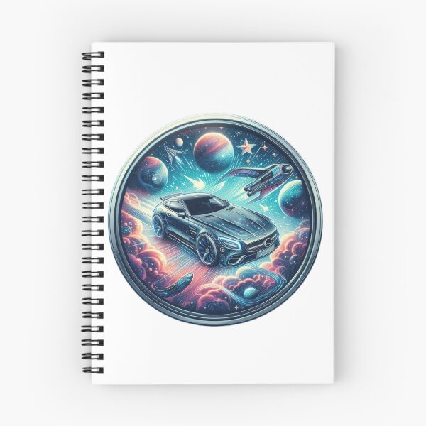 Item preview,  Mercedes logo with cosmic planets background  wallpaper designed and sold by Expressions-Sel.