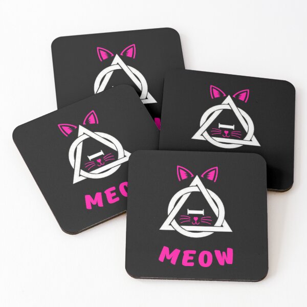 Item preview, Meow! Therian / Therianthropy Symbol Pink Cat Ears Whiskers designed and sold by Artography Designs.