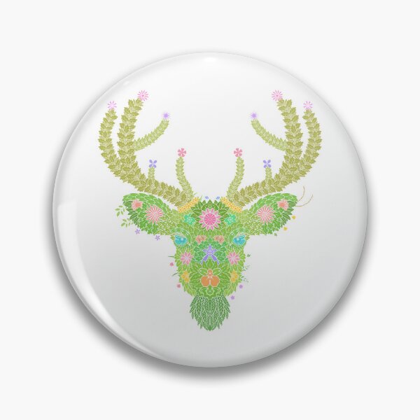 Item preview, Floral  Animal "Reindeer" WeArePrettierThanFlowers designed and sold by 366birthflower.