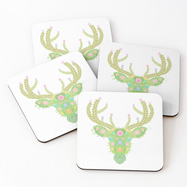 Item preview, Floral  Animal "Reindeer" WeArePrettierThanFlowers designed and sold by birthflower.