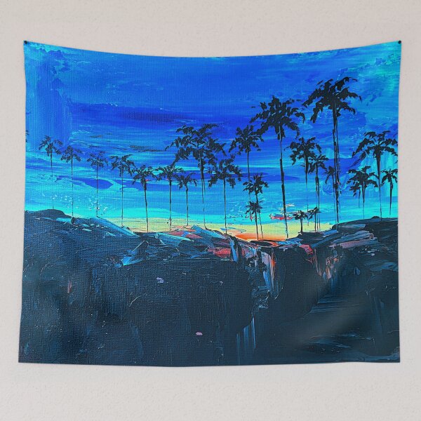 Item preview, Palms at Midnight designed and sold by ArtbyFlynn.