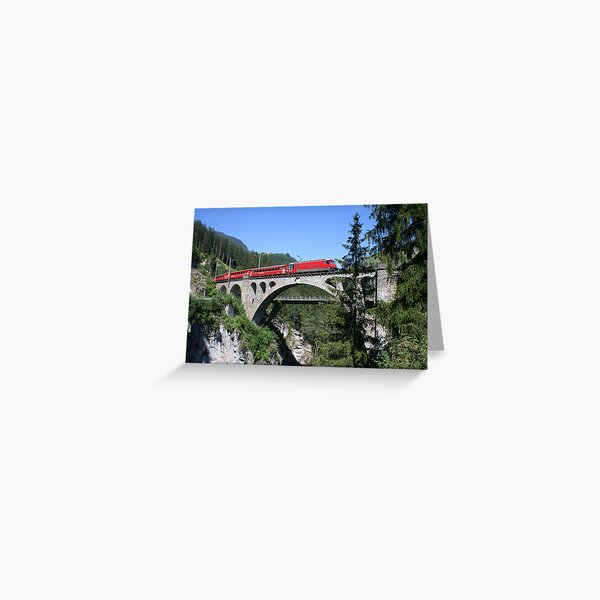 Glacier Express, Switzerland Greeting Card