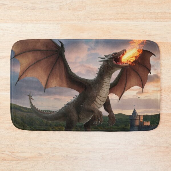 Item preview, Titan of the middle ages of a giant fire-breathing dragon designed and sold by Titan33.