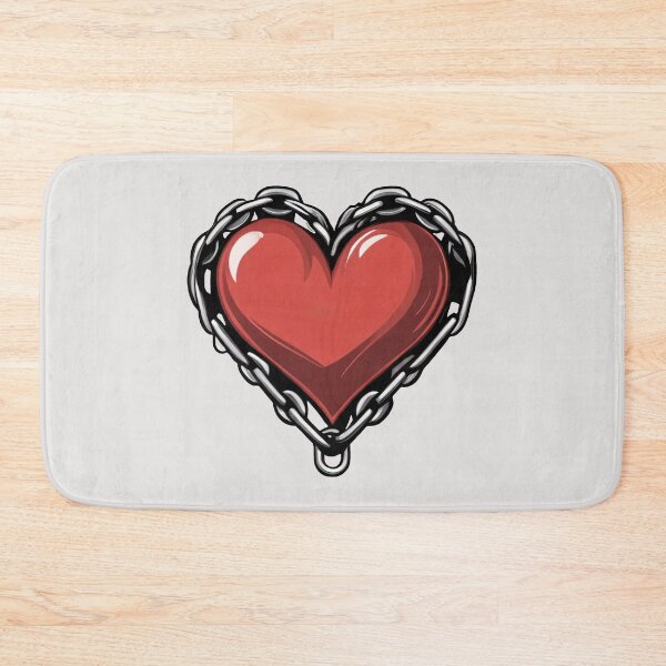 Item preview, Red Heart With a Chain designed and sold by MadnessEnvelope.
