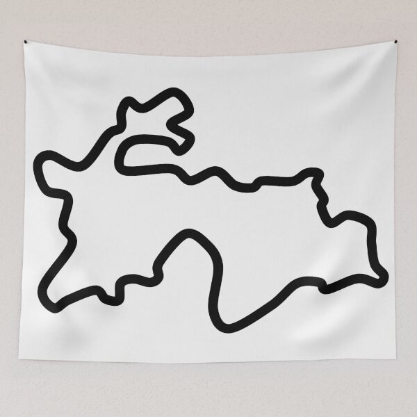 Item preview, Tajikistan Map Outline Sticker Border designed and sold by OrangeLineDesigns.