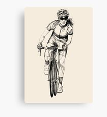 Cycling Canvas Print