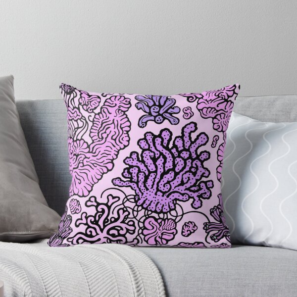 Item preview, Macroalgae Repeating Patterns: Coralline, black line designed and sold by Chrysasaur.