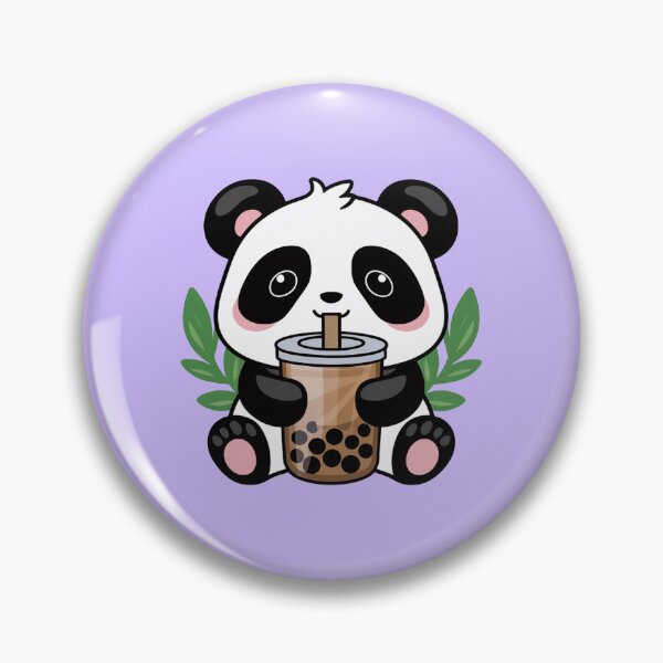 Item preview, Cute Panda Drinking Bubble Tea designed and sold by canvadreamer444.