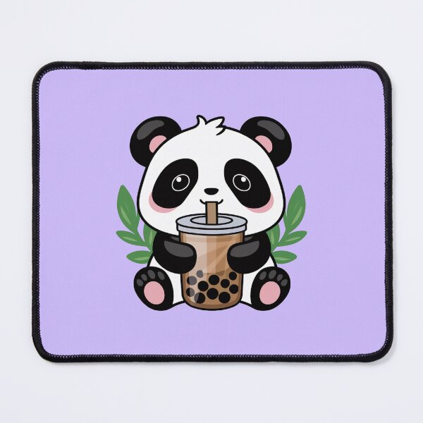 Item preview, Cute Panda Drinking Bubble Tea designed and sold by canvadreamer444.
