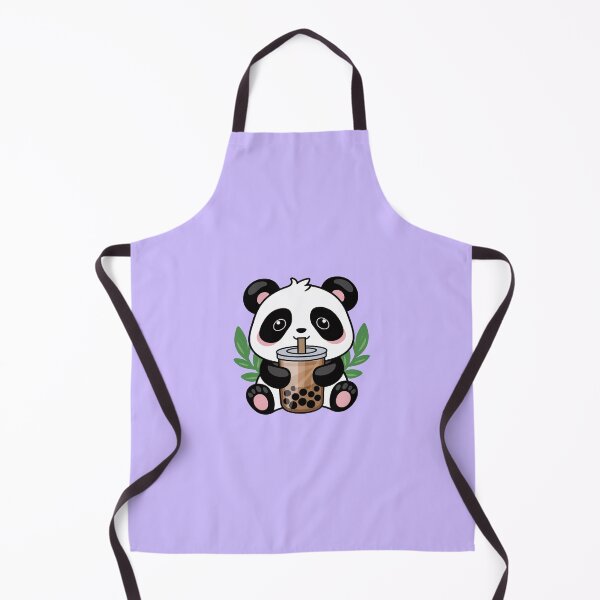 Item preview, Cute Panda Drinking Bubble Tea designed and sold by canvadreamer444.