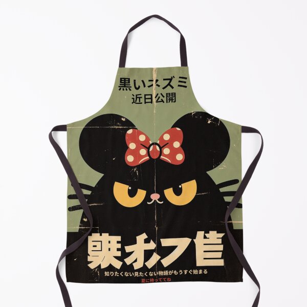 Item preview,  Mysterious Black Mouse Japanese Retro Pop cute designed and sold by IAPICTURE.