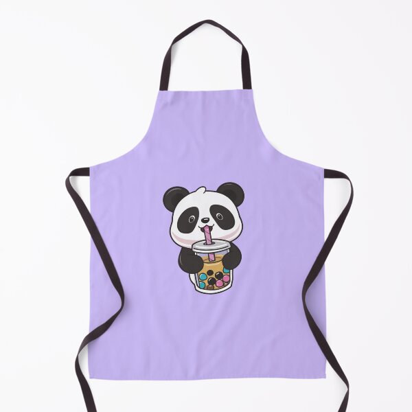 Item preview, Cute Panda Drinking Bubble Tea designed and sold by canvadreamer444.