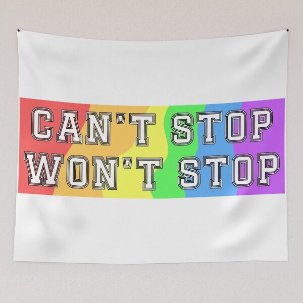 Item preview, Can't Stop, Won't Stop designed and sold by Dana Wood.