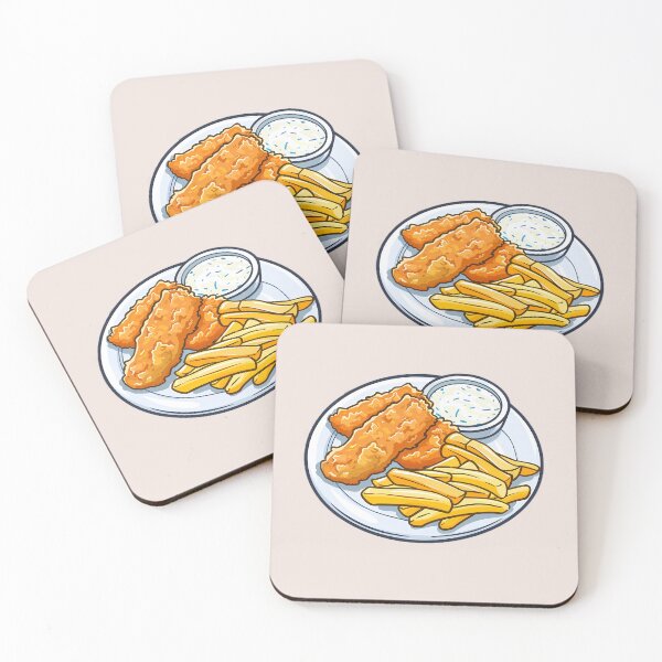 Item preview, Fish Fingers and Fries designed and sold by sakurashorty.