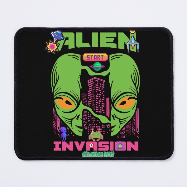 Item preview, Alien invasion retro style designed and sold by Wildside Kult.