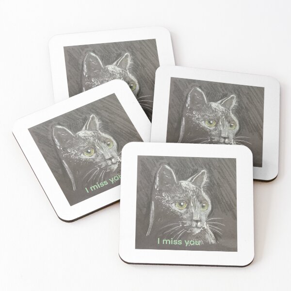 Item preview, I miss you grey seal point cat  designed and sold by Jacinta hunt.