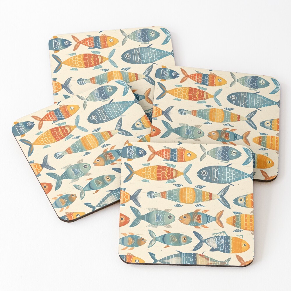 Item preview, Coasters (Set of 4) designed and sold by FinFriends.