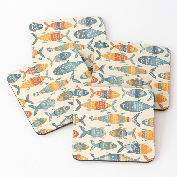 Item preview, Colorful Fish Pattern, Painted Colorful Fish Pattern designed and sold by FinFriends.