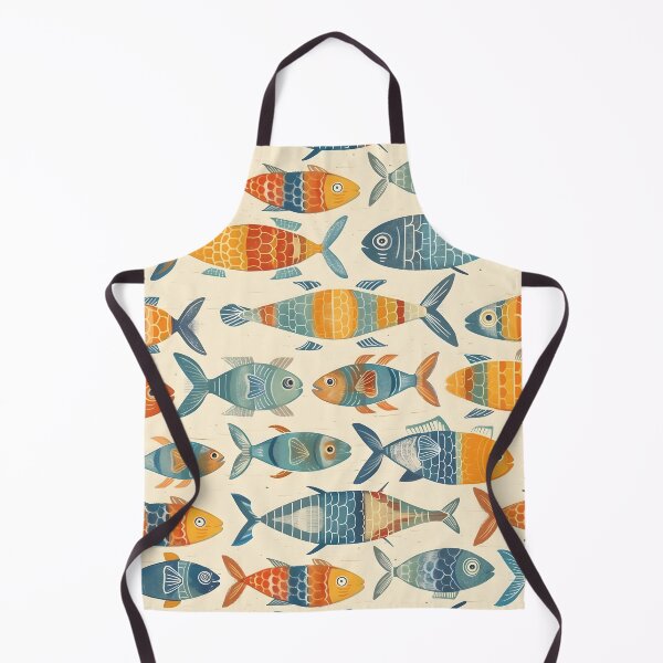 Item preview, Colorful Fish Pattern, Painted Colorful Fish Pattern designed and sold by FinFriends.
