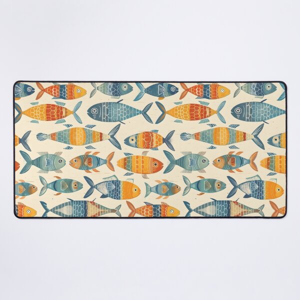 Item preview, Colorful Fish Pattern, Painted Colorful Fish Pattern designed and sold by FinFriends.