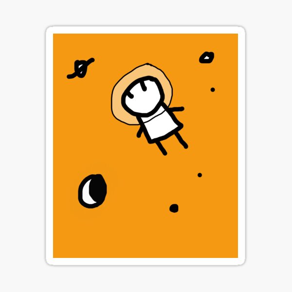 Space Walker 24.5.18.7:21 Sticker