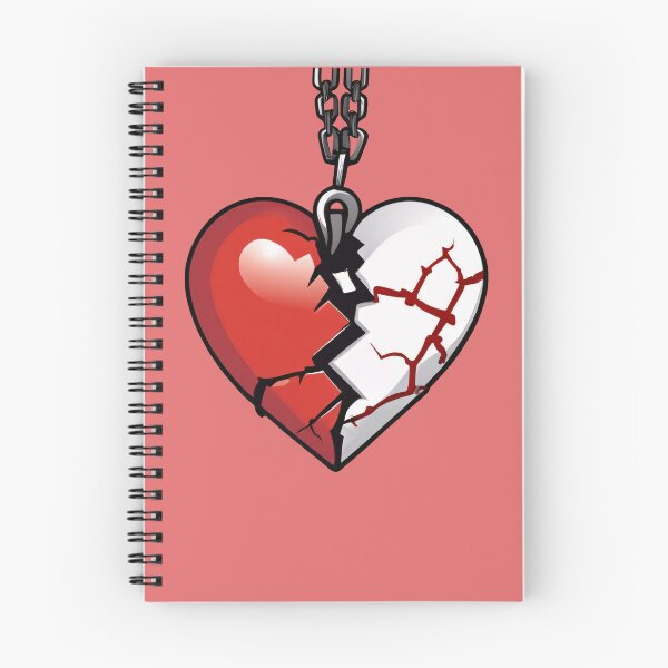 Item preview, Broken Heart on a Chain Amulet Alt Girl Aesthetic designed and sold by MadnessEnvelope.