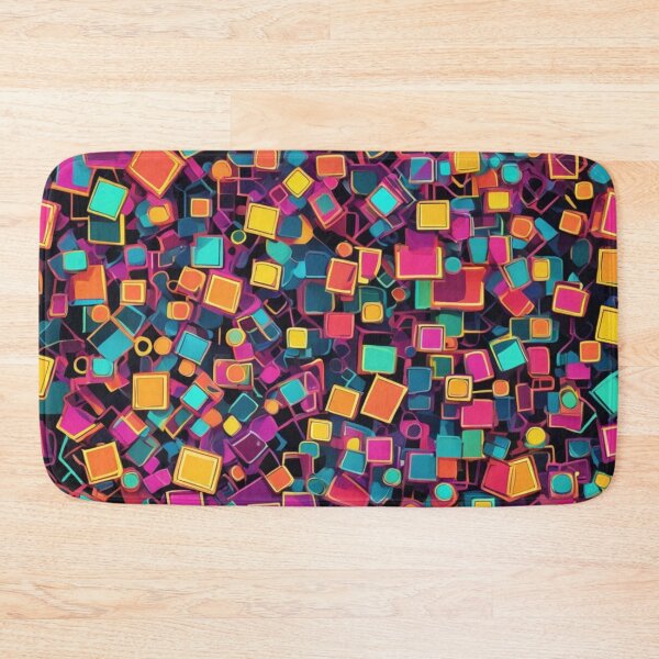 Item preview, Abstract Vivid Color Geometric Pattern designed and sold by calibrit.