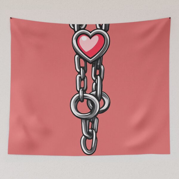 Item preview, Heart Amulet Trinket on Metallic Chain designed and sold by MadnessEnvelope.
