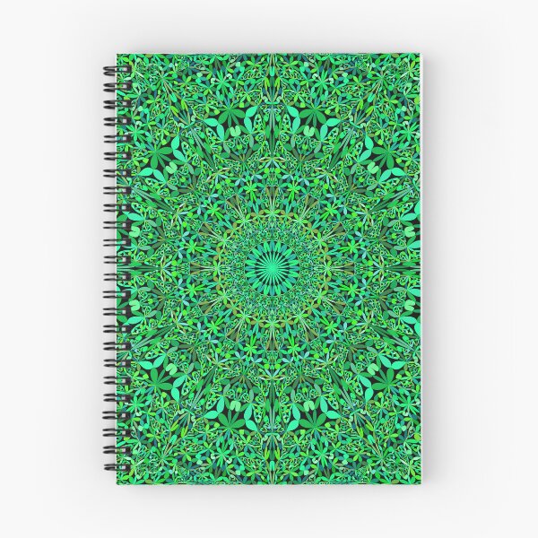 Item preview, Green Seamless Mandala Pattern designed and sold by RaveNamaste.
