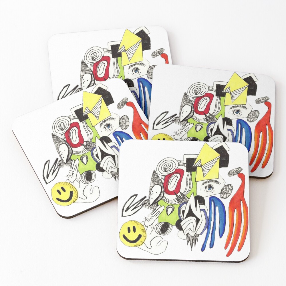 Item preview, Coasters (Set of 4) designed and sold by Javabones.