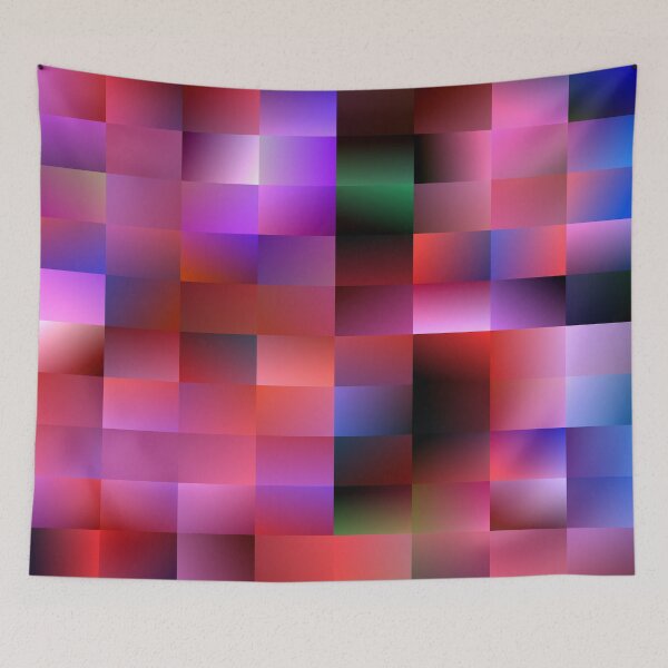 Item preview, Abstract and Textures illustration in red and blue tones designed and sold by Gabi.Media.