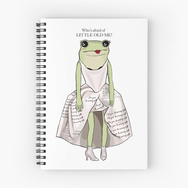 Item preview, Who’s Afraid of Little Old Me? frog designed and sold by annelisewolfe.
