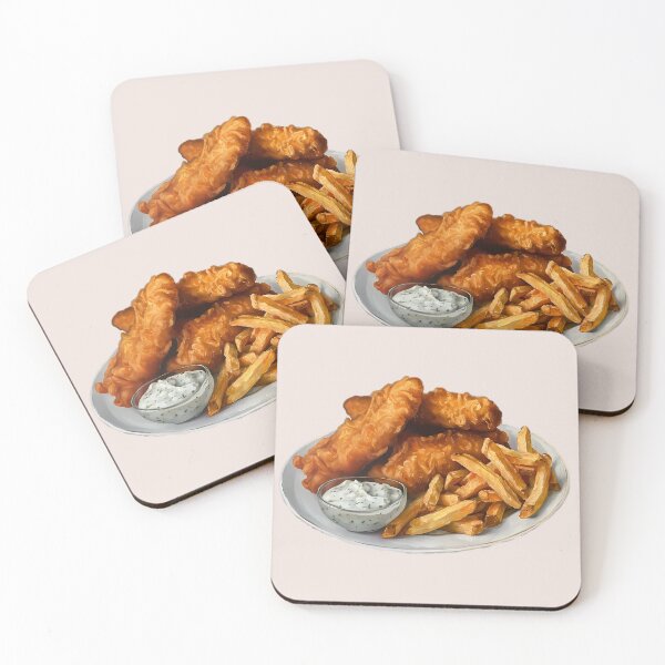 Item preview, Fish Fingers and Fries designed and sold by sakurashorty.