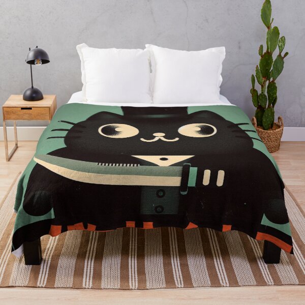 Item preview, Vintage japonés misterioso gángster negro gato retro designed and sold by IAPICTURE.