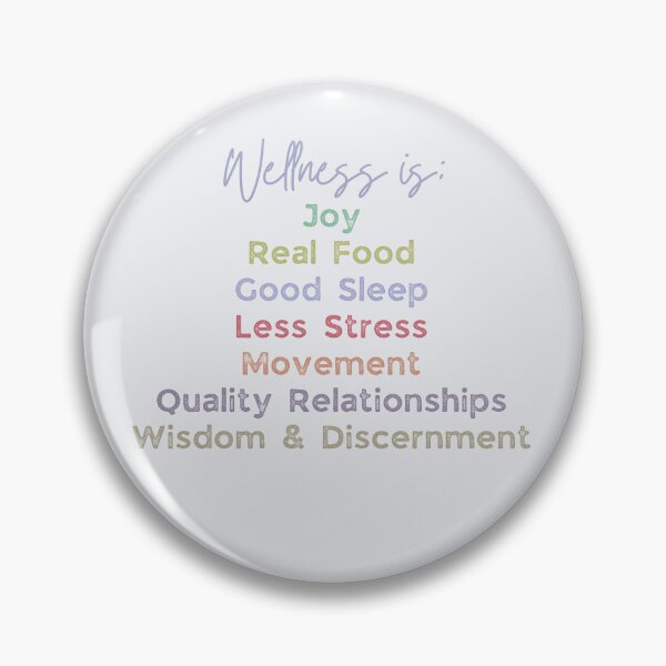 Item preview, Wellness is Joy, Real Food, Good Sleep... designed and sold by DEWDesigns.