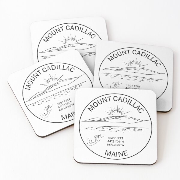 Item preview, Mt Cadillac relief and geological information designed and sold by ccloudm.