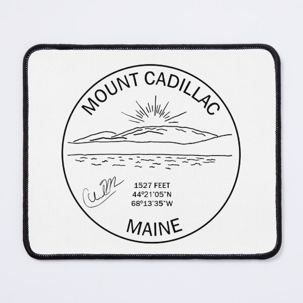 Item preview, Mt Cadillac relief and geological information designed and sold by ccloudm.